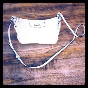 Small Satchel White Coach Purse